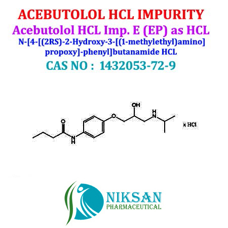 Acebutolol Hcl Impurity E (Ep) Medicine Raw Materials