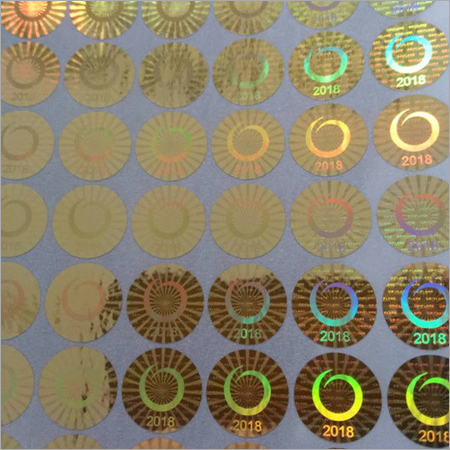 Round Hologram Sticker Sheet