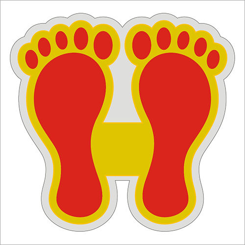 Available In Different Color Laxmi Feet Sticker