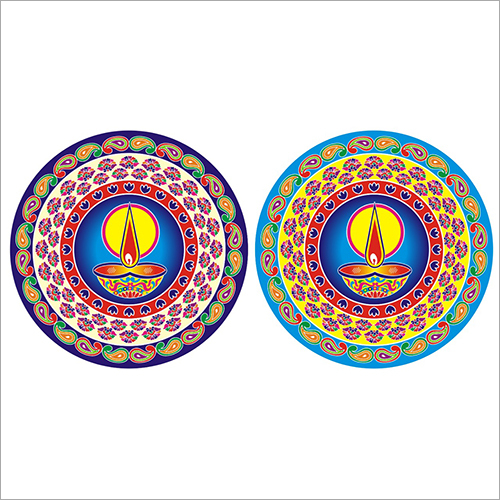 Colorful Rangoli Sticker