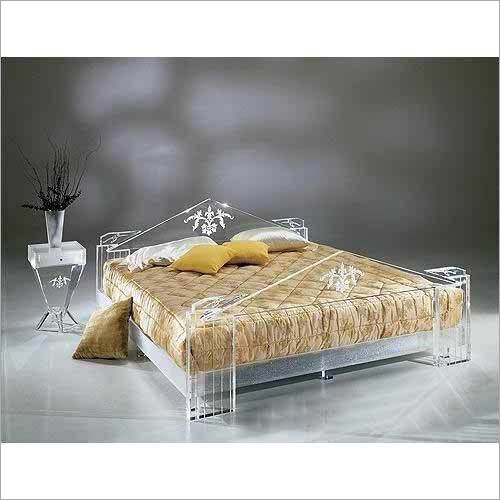 Transparent Acrylic Double Bed