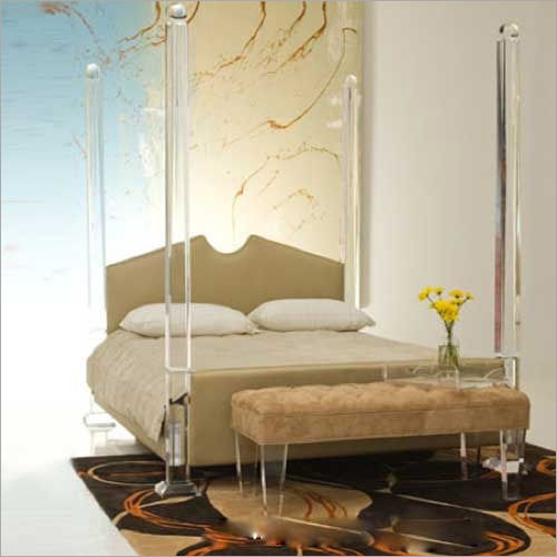 Designer Acrylic Double Bed