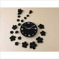 Designer Acrylic Wall Clock - High Grade Acrylic Material, Glossy Finish, Round Shape, Wall Mounted Decor