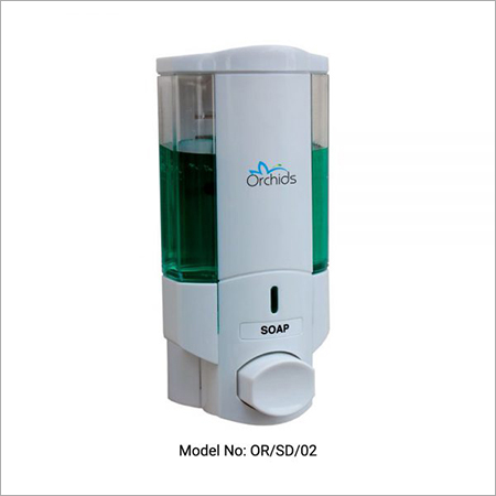 Soap Dispenser - ABS Plastic, 17x10x8cm, White, 500ml Capacity | Easy Refill, Hygienic, Durable, Wall Mountable, Push Pump