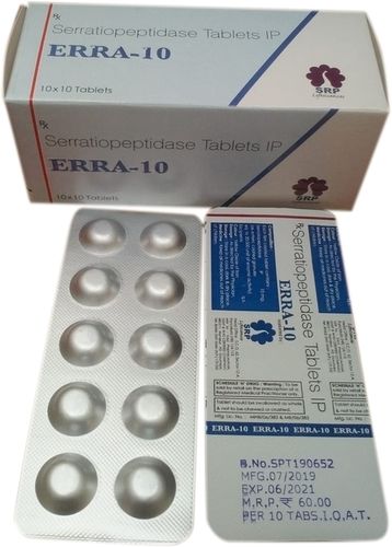 Serratiopeptidase Tablets Brand Name