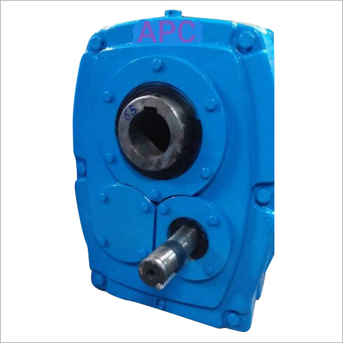 Shaft Mounted Gearbox - Mild Steel | Gear Ratio 13.1, Output Torque 800~100000Nm, Input Speed 350RPM, Blue Corrosion-Resistant Finish