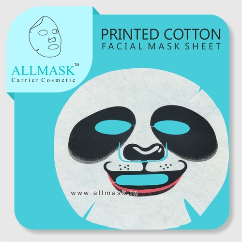 Cotton Panda Printed Facial Mask Sheet - 100% Original - ODM/OEM Customization Available