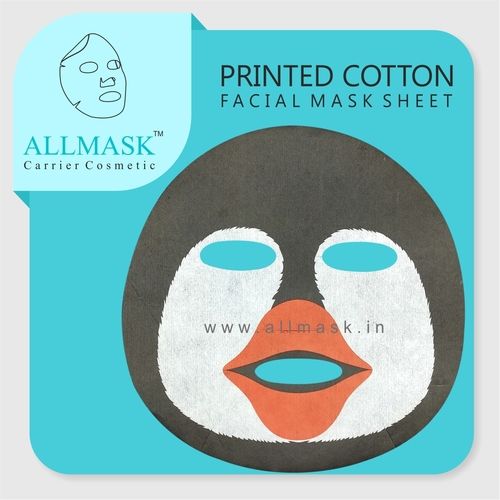 Cotton Penguin Printed Facial Mask Sheet - 100% Original - ODM/OEM Customization Available