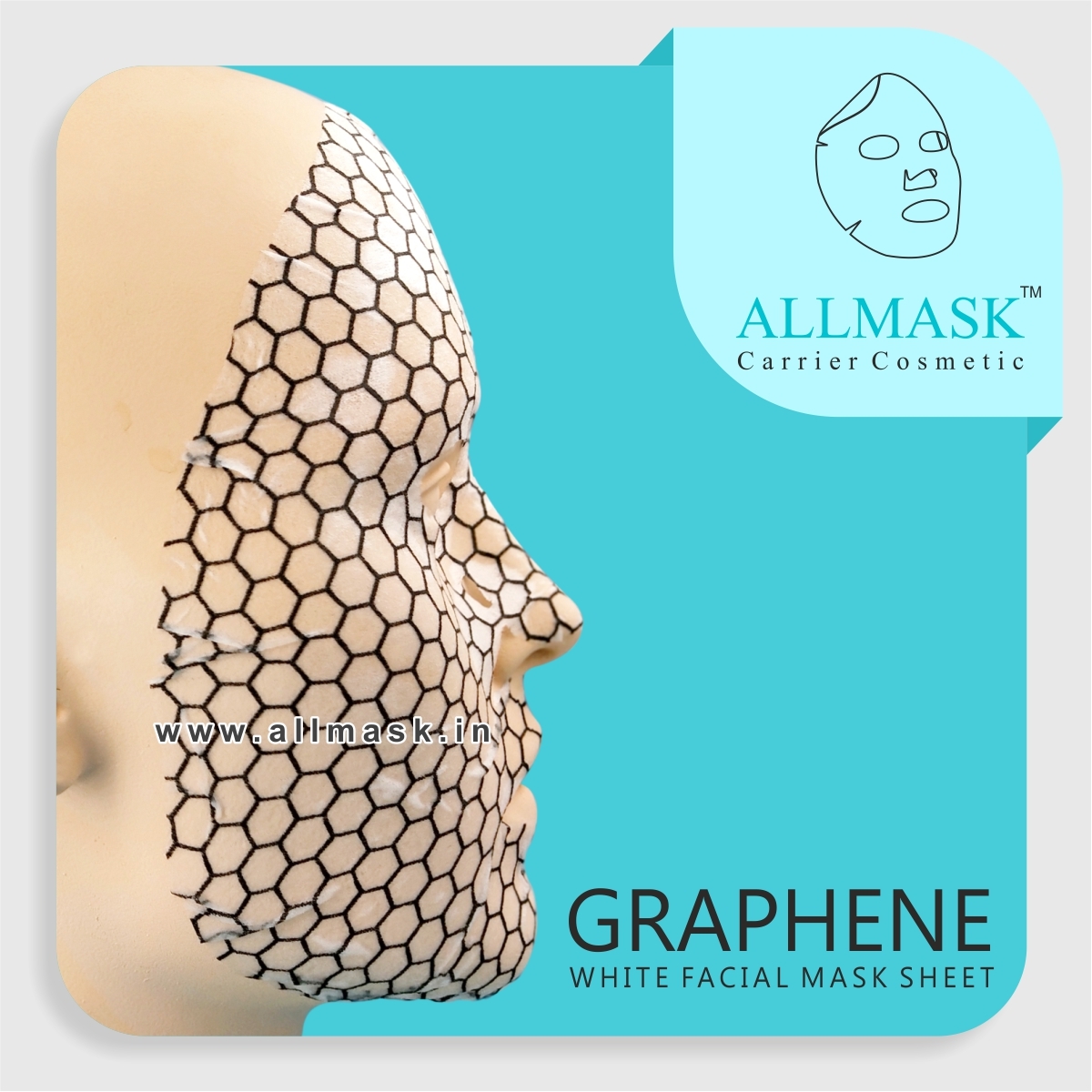 Graphene White Facial Mask Sheet - 100% Original - ODM/OEM Customization Available