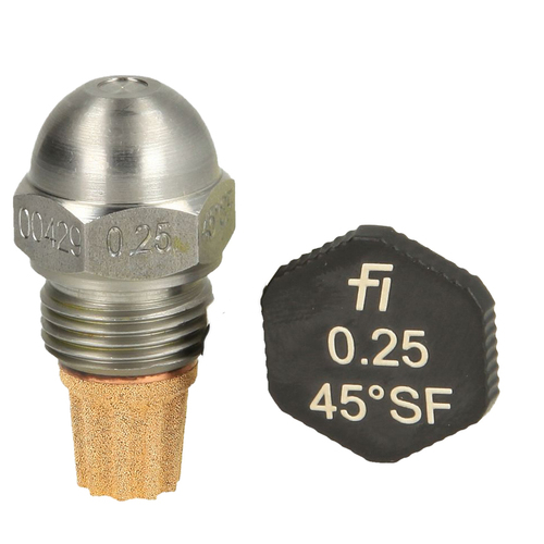 Fluidics Burner Nozzle 45 Degree SF