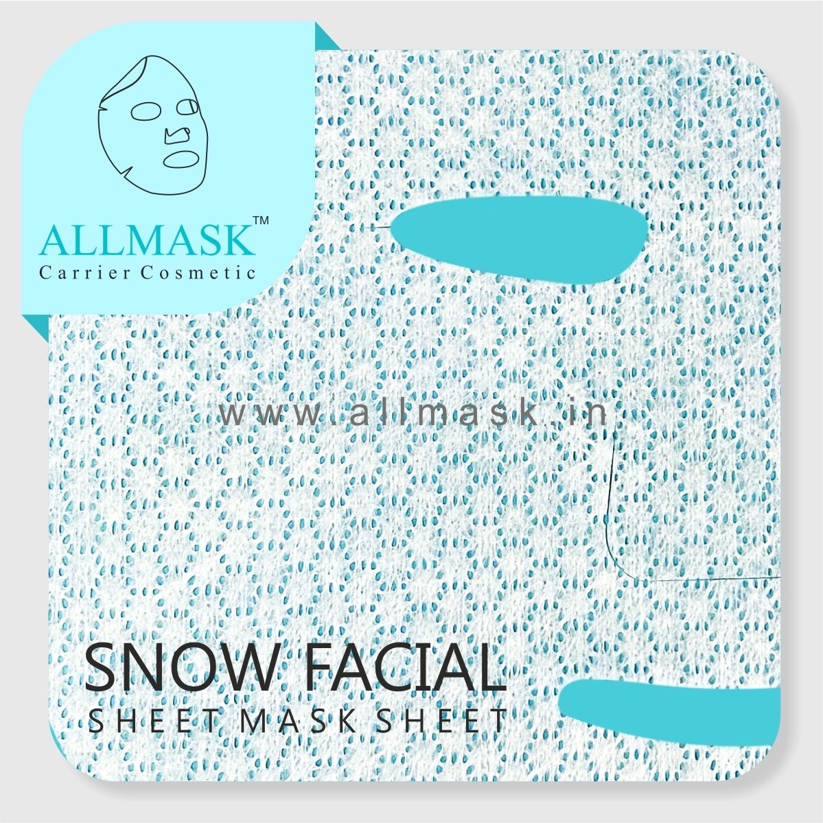 Snow Facial Mask Sheet - 100% Original - ODM/OEM Customization Available