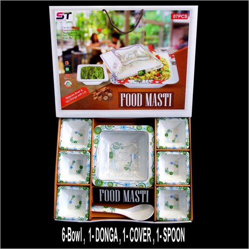 7 Pcs Melamine Pudding Set