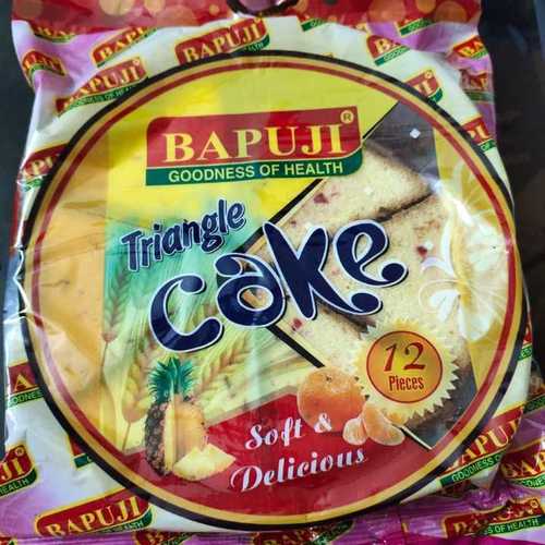 Bapuji Triangle Cake Shelf Life: 30 Days