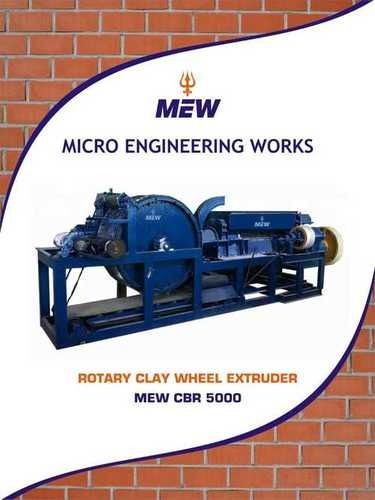 Rotary Type Clay Brick Making Machine Capacity: 40000 No Per Day Kg/Day