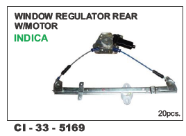 Window Regulator Rear w/Motor Indica LH/RH