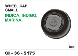Wheel Cap Small Indica, indigo, Marina