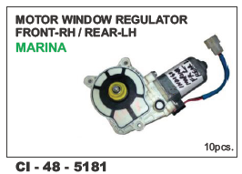 Motor Window Regulator Front RH -Rear  LH Marina