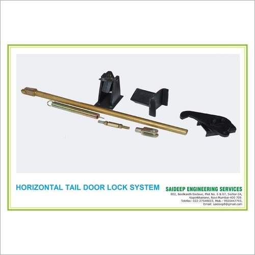 Horizontzl Hook Door Locking System