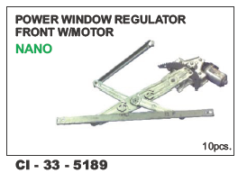 Power Window Regulator Front w/Motor Nano
