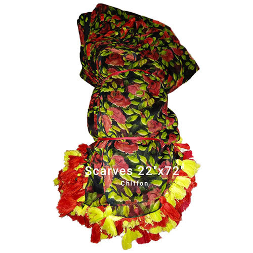 16 Colours Are Available Ladies Chiffon Scarves