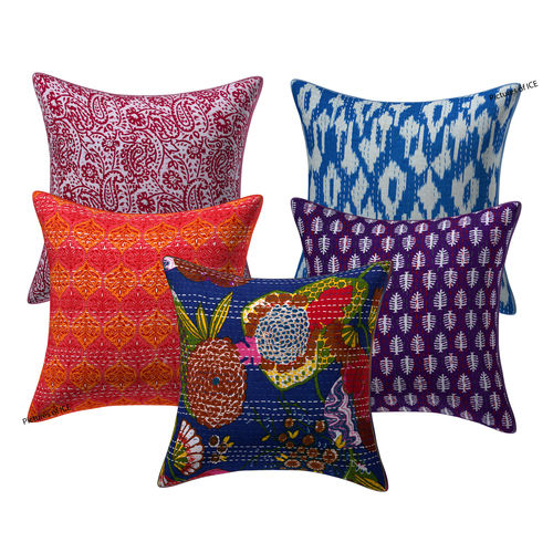 Kantha Cushion Cover