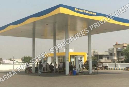 Bharat Petroleum Corporation Limited Petrol Pump Canopy