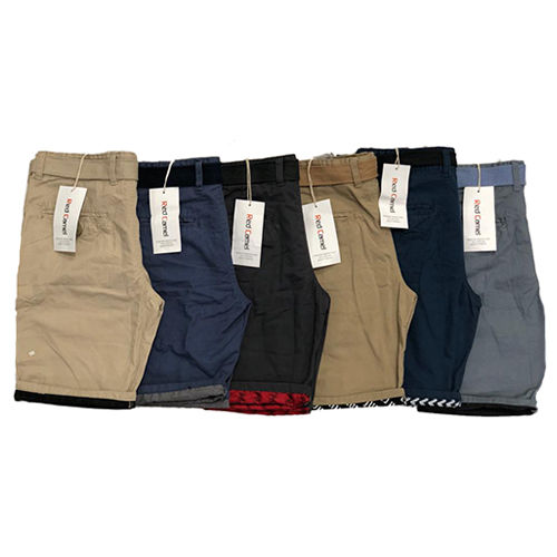 Mens Fancy Plain Cotton Shorts