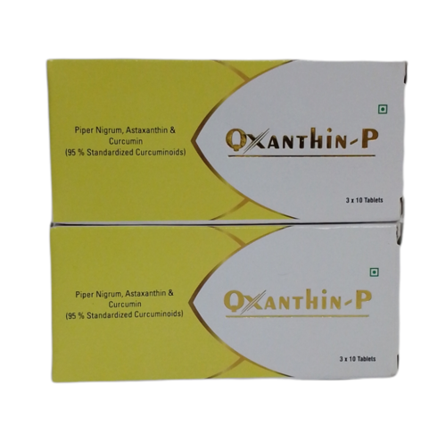 Piper Nigrum Astaxanthin And Curcumin Tablet