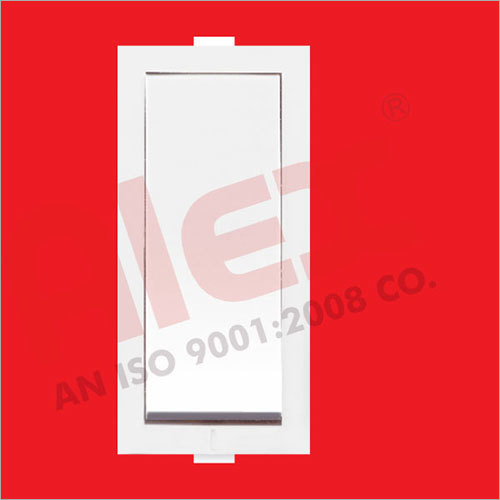 6 Amp White 1 Way Modular Electrical Switch Application: Commercial