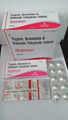 Trypsin Bromelain And Rutoside Trihydrate Tablets