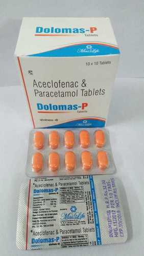 Aceclofenac And Paracetamol Tablets Normal