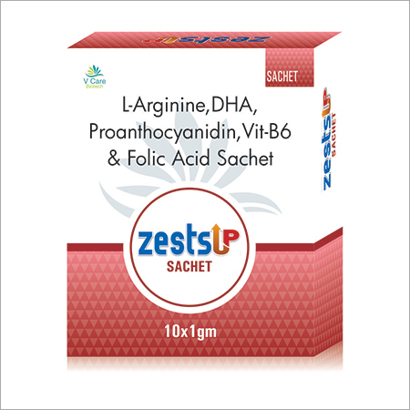 Zest-Sup Sachet Ingredients: L-Arginine 3 Gm