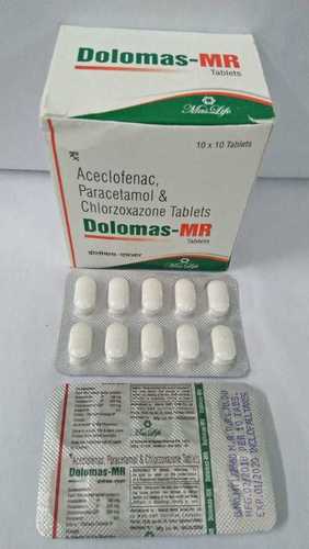 Aceclofenac, Paracetamol & Chlorzoxazone Tablets
