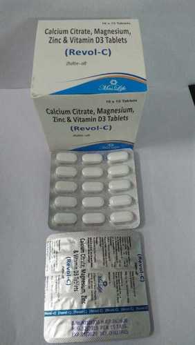 Calcium Citrate Magnesium Zinc And Vitamin D3 Tablets