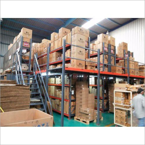 Modular Mezzanine Storage Rack Application: Industrial