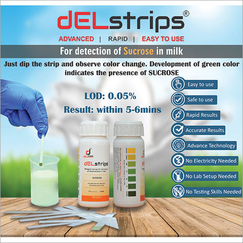 Sucrose Reagent Test Strip Application: Industrial