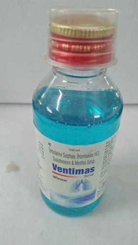 Rebutaline Sulphate Bromhexine HCl Guaiphenesin and Menthol Syrup
