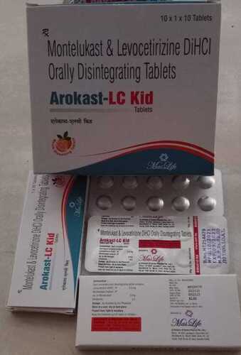 Montelukast And Levocetirizine DiHCL Orally Disintegrating Tablets