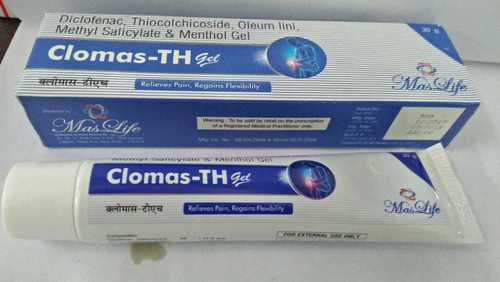 Diclofenac Thiocolchicoside Oleum Lini Methyl Salicylate and Menthol Gel
