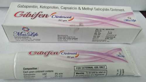 Gabapentin Ketoprofen Capsaicin and Methyl Salicylate Ointment