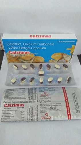 Caicitriol Calclum carbonate And Zinc softgel Capsules