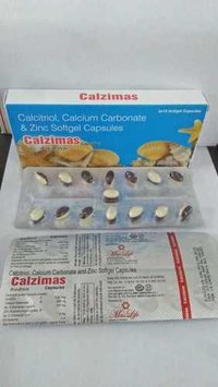 Caicitriol, Calclum carbonate & Zinc softgel Capsules
