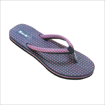 Available In Different Color Ladies Dotted Print Slipper