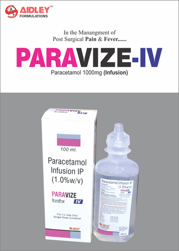 Paracetamol IP 1000mg Infusion