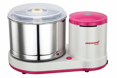 Sowbaghya Edge 2 LTR Table top Wet Grinder (Without Attachments) (Pink)