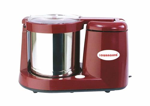 SOWBAGHYA Plastic 1.25 L Sakthi Wet Grinder (Maroon, 110V)