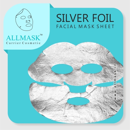 Silver Foil Facial Mask Sheet - 100% Original - ODM/OEM Customization Available