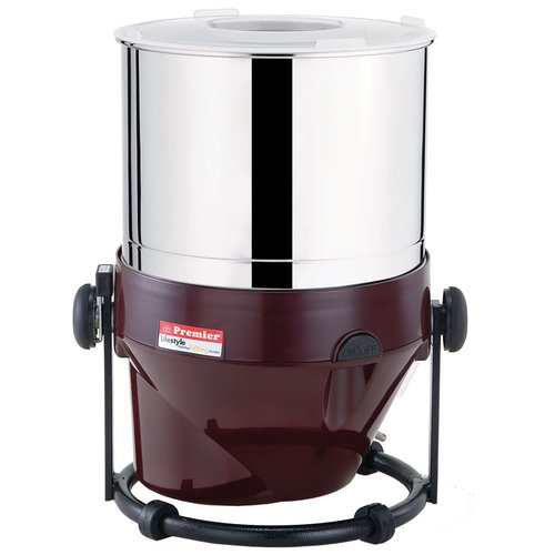 Premier 230 V Stainless Steel Table Top Wet Grinder, 2 L (Red)