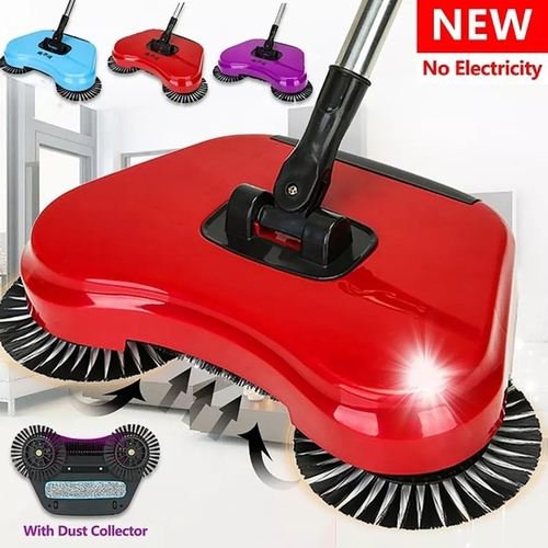 Red Sweeping Machine