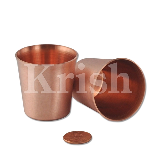 As Per Requirement Copper Shot Glass - Heavy